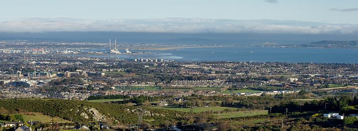 View over Dublin from Wicklow Way 2