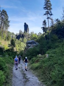 Typical rock formation in the Sächsische Schweiz