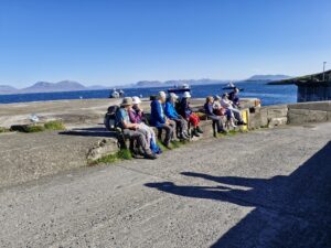 Waiting for the boat off Inishturk