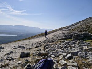 Descending Croagh Patrick