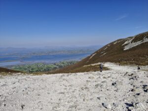 Descending Croagh Patrick